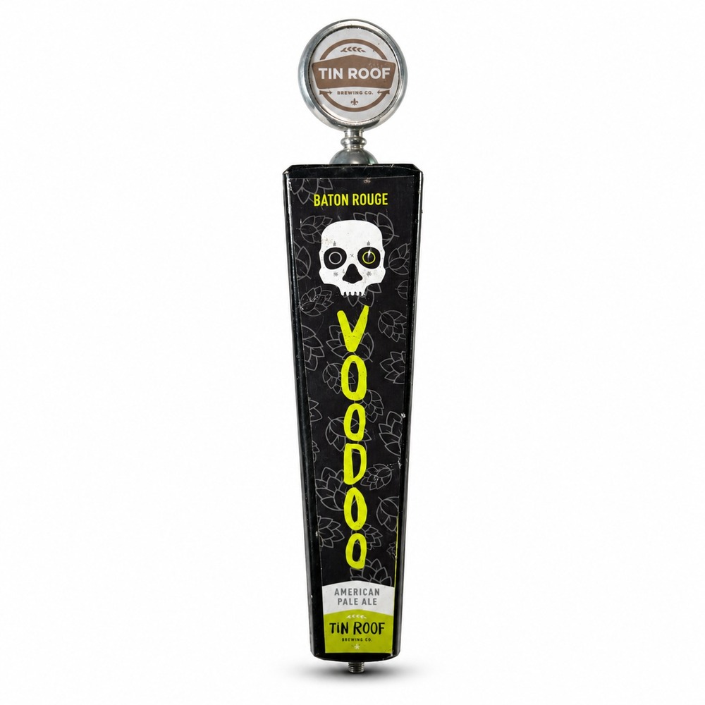 Tin Roof Brewing Voodoo American Pale Ale Beer Tap Handle Baton Rouge Louisiana